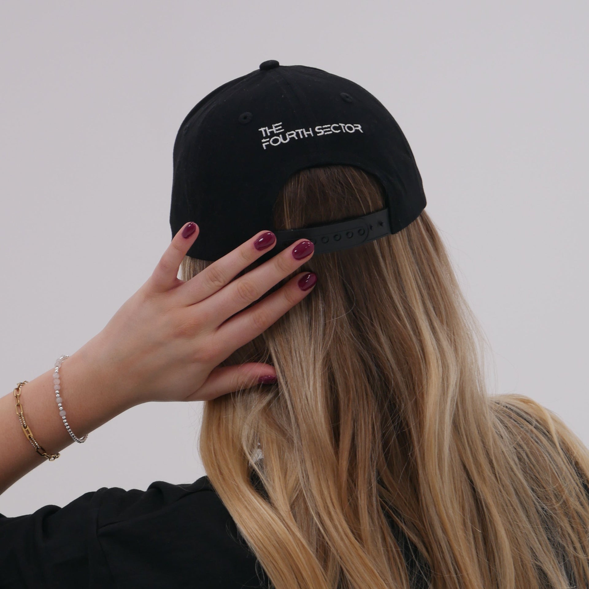 Chequered Flag Baseball Cap Black